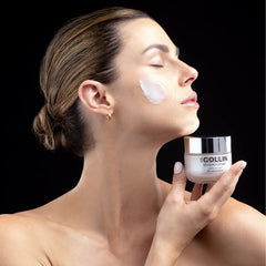 Anti rimpel creme op model
